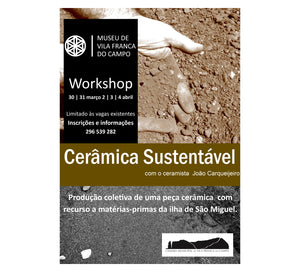 Sustainable Ceramics Workshop / April 2018 [Open Registrations]